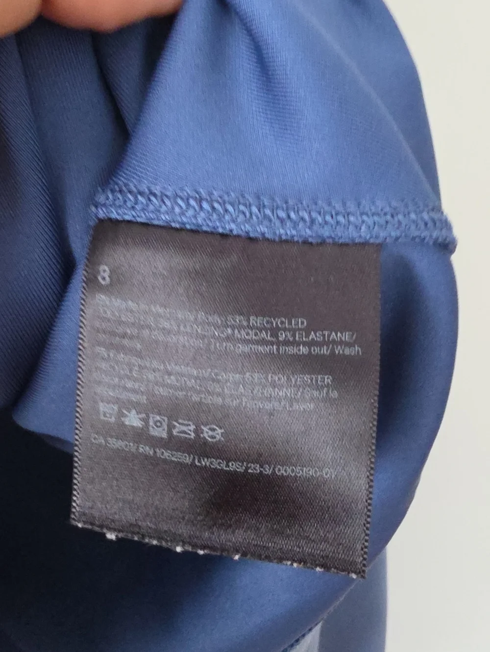 Lululemon Perfectly Oversized Cropped Crew Softstream Sweatshirt Blue Sz 8